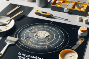 ¿Es posible reparar una placa de vitrocerámica dañada?